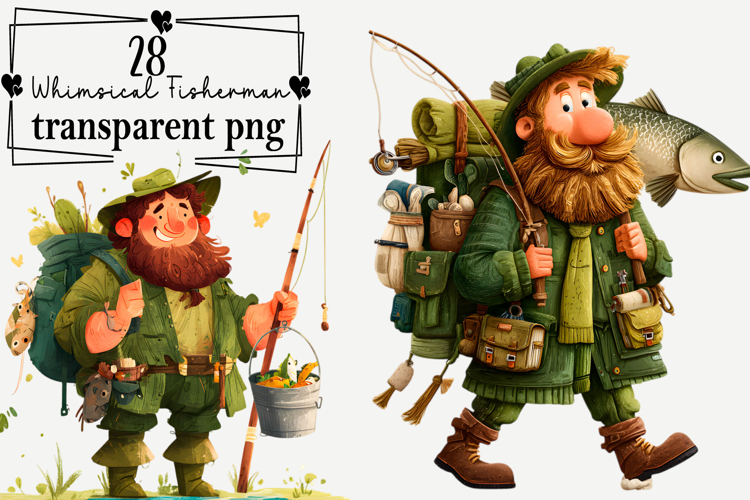 Cute Fishing Clipart Image 23