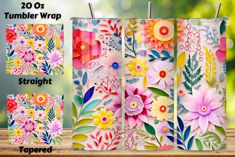 20 Oz Sublimation Tumbler Wrap Image 17