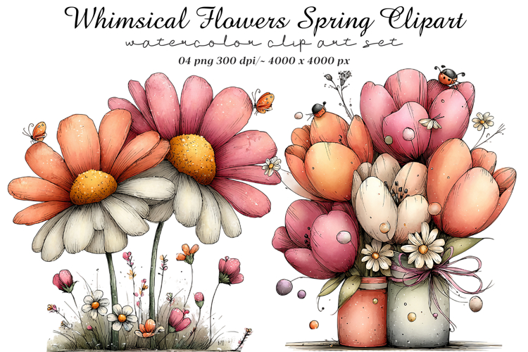 Spring Flowers Clipart Image 20