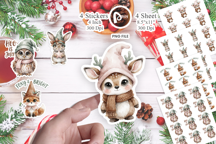 Forest Woodland Gnomes Sticker