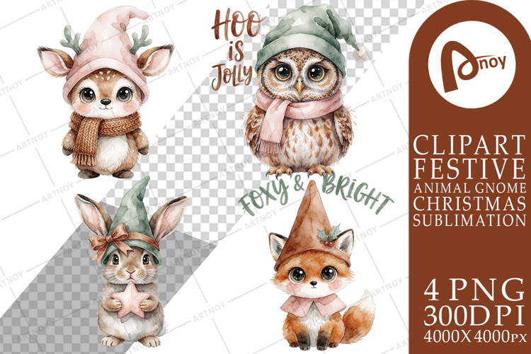 Forest Woodland Gnomes Sublimation