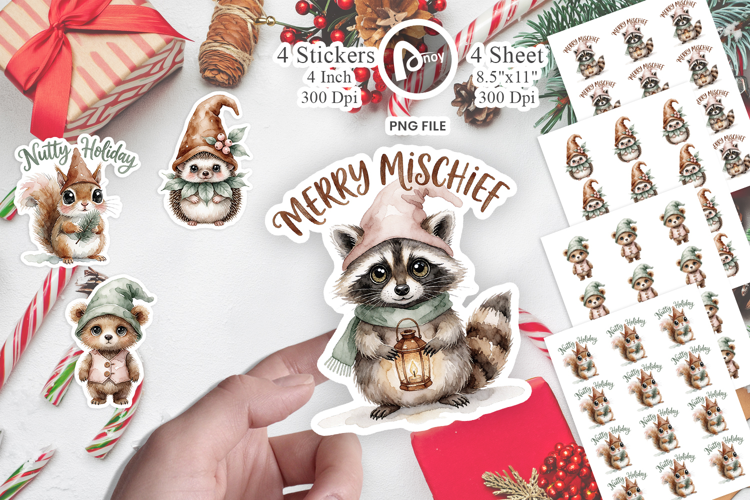 Forest Woodland Gnomes Sticker
