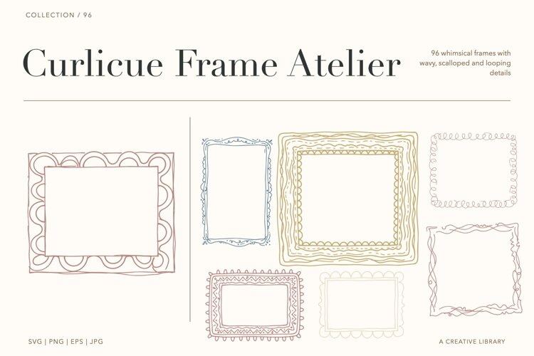 96 Hand Drawn Frame SVG | Doodle Borders & Frames example image 1
