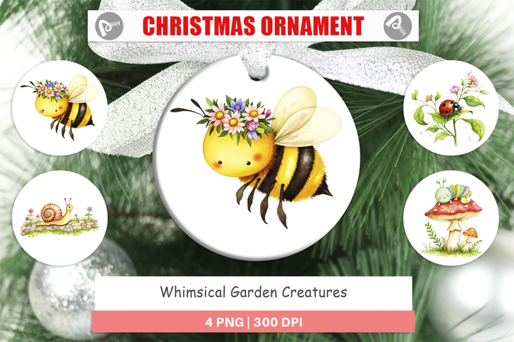 Ornament Whimsical Garden Creatures