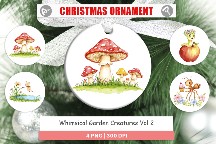 Ornament Whimsical Garden Creatures