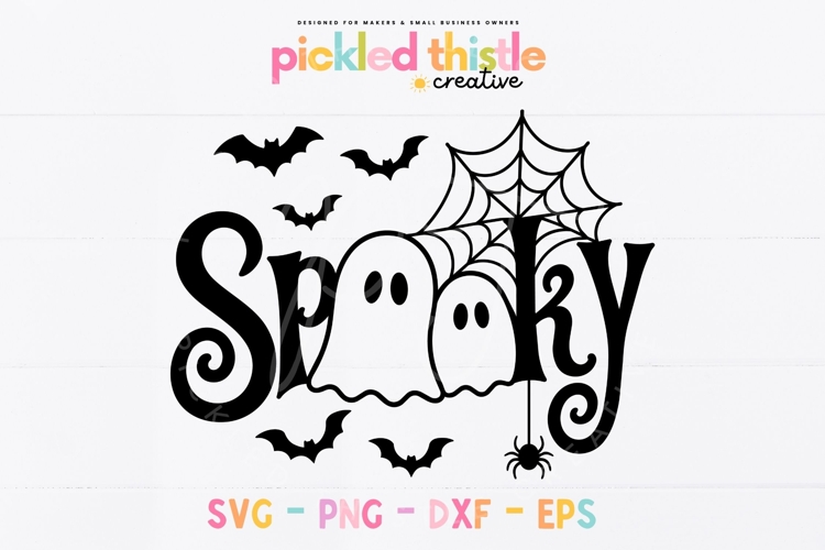 Spooky Ghost Halloween Cut File