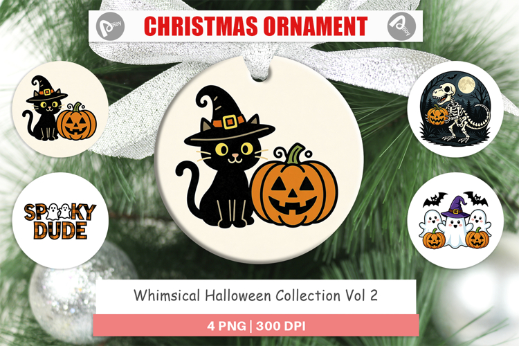 Whimsical Halloween Ornament