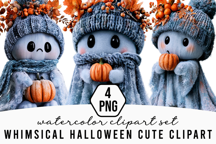 Whimsical Halloween Cute Clipart