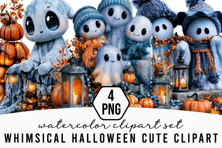 Whimsical Halloween Cute Clipart