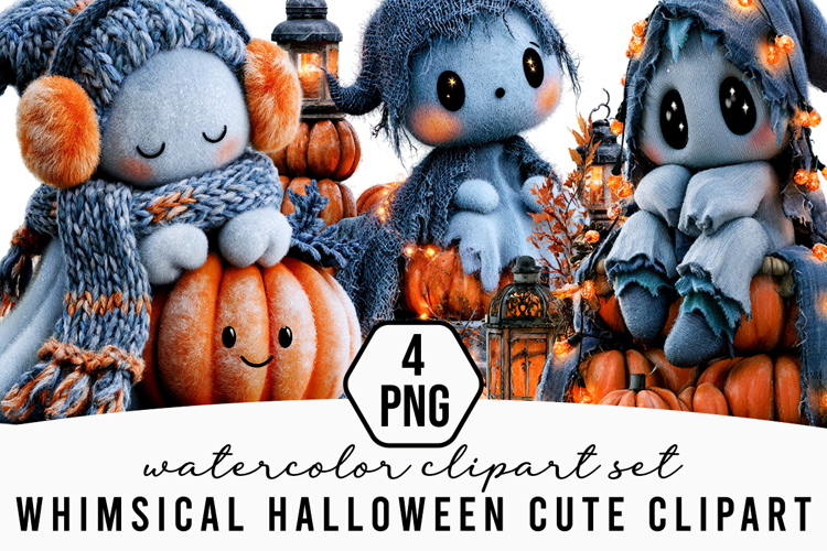 Whimsical Halloween Cute Clipart