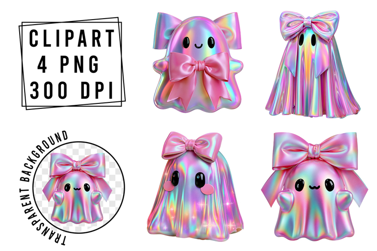 Whimsical Halloween Pink Cute Clipart