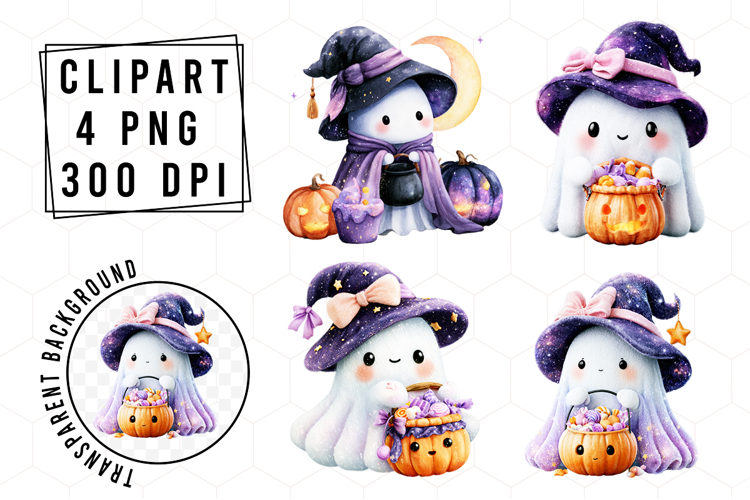 Whimsical Halloween Pumpkin Clipart