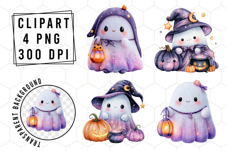 Whimsical Halloween Pumpkin Clipart