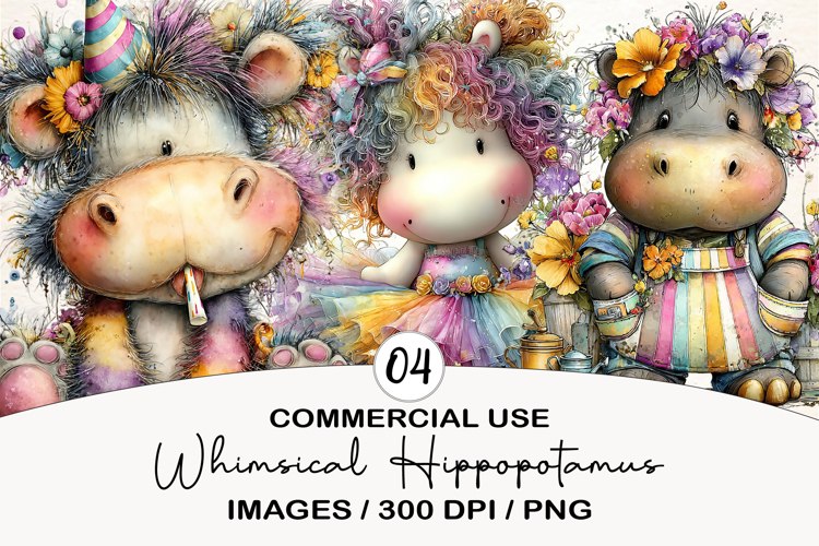 Hippo Clipart Image 7