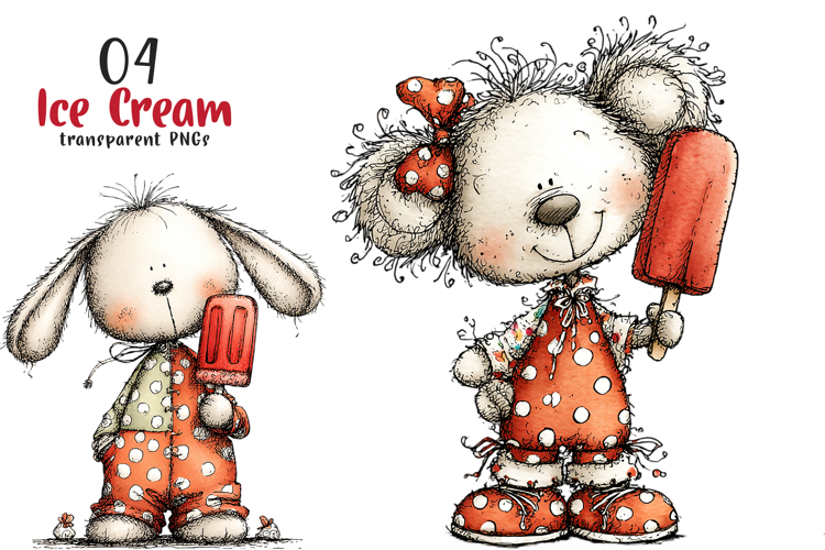 Whimsical Ice Cream Pngs