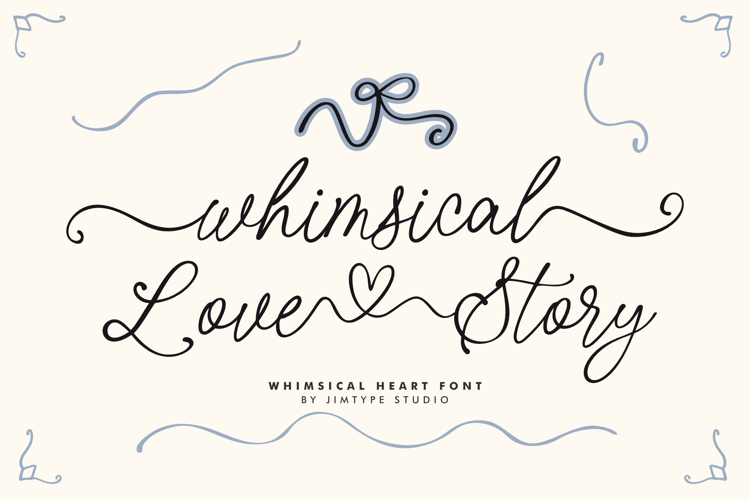 Whimsical Love Story Font