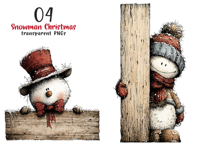  Snowman Cartoon