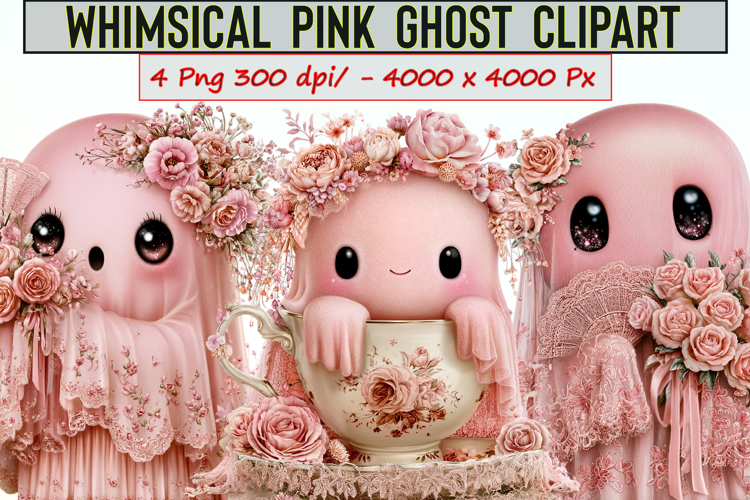 Cute Ghost Clipart Image 3