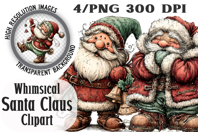 Santa Claus Clipart Image 10