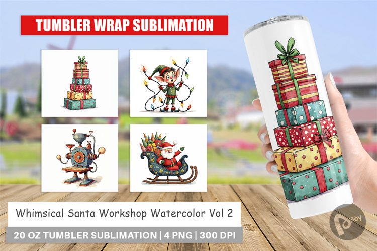 Santa Workshop Tumbler