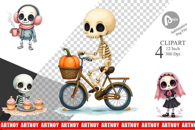 Skeletons Clipart Image 21