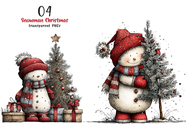  Snowman Cartoon Image 5