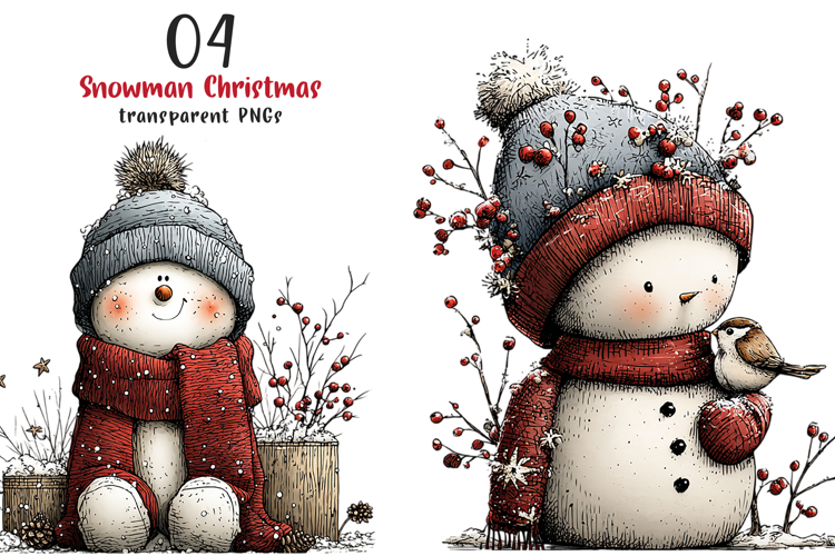  Snowman Cartoon Image 3