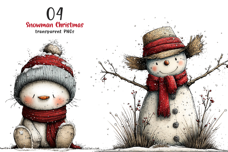  Snowman Cartoon Image 4