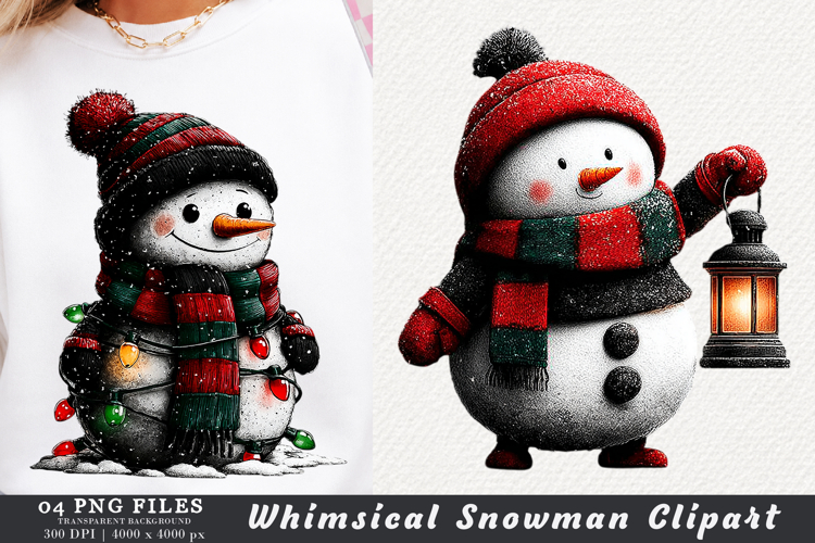 Snowman Clipart Image 7