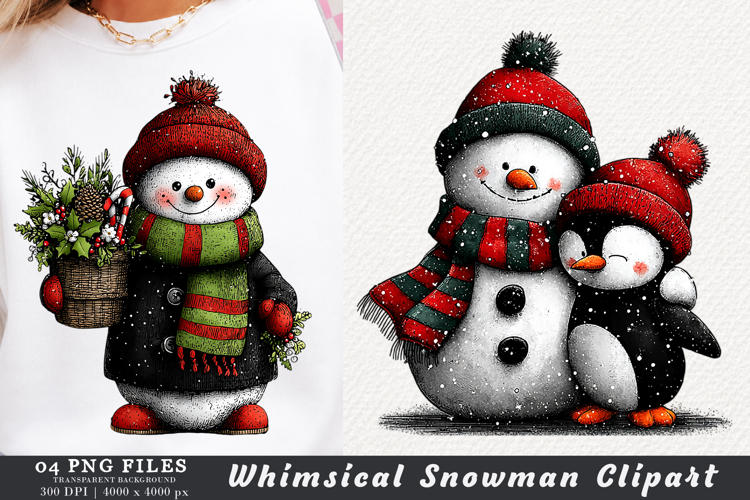 Snowman Clipart Image 8
