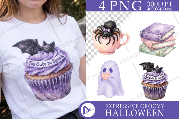 Spooky Lavender Tea Party Sublimation