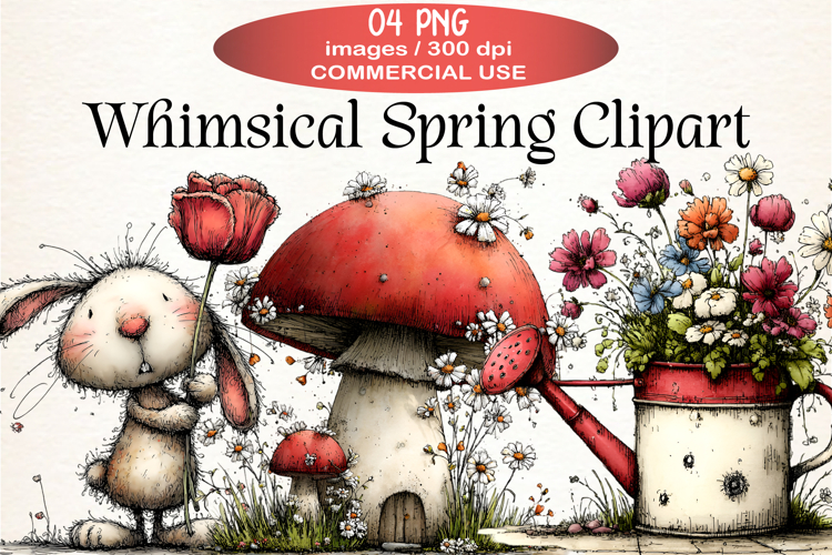 Whimsical Spring Clipart