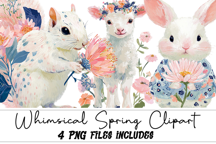 Whimsical Spring Clipart