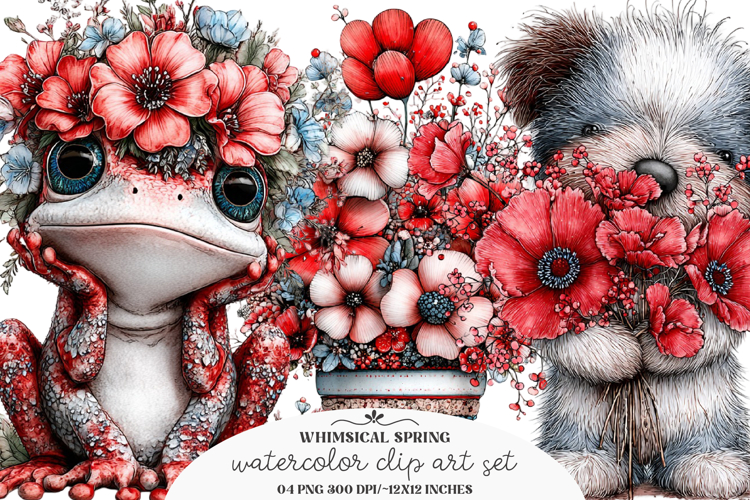 Spring Flowers Clipart Image 21