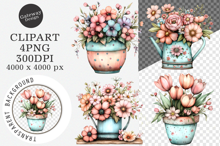 Flower Pot Clipart Image 9