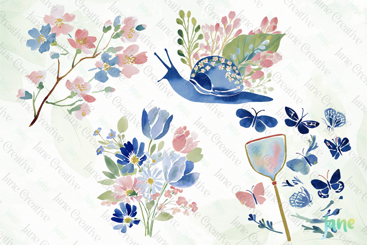 Spring Watercolor Clipart Image 9