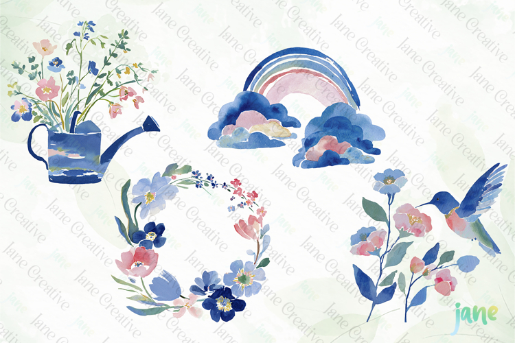 Spring Watercolor Clipart Image 7