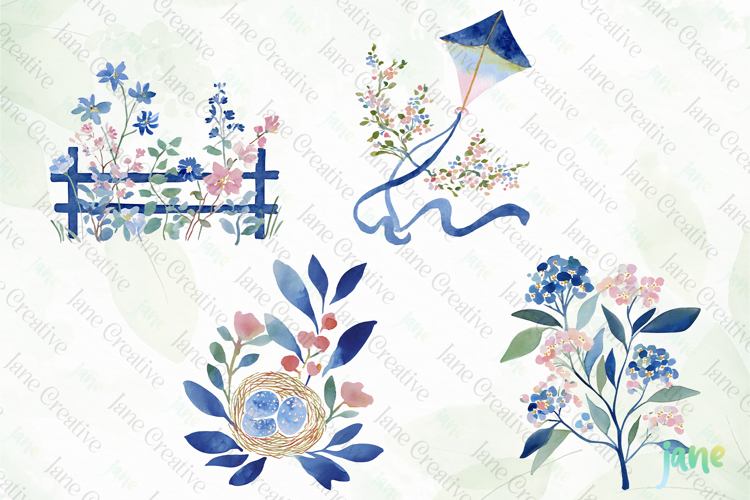 Spring Watercolor Clipart Image 8