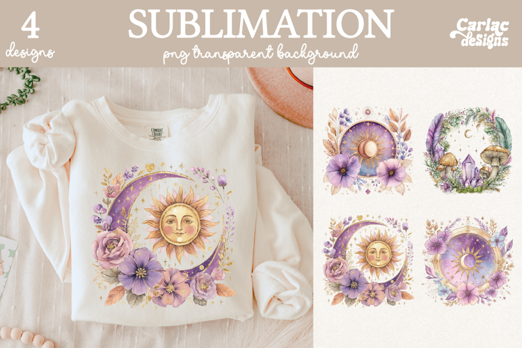 Whimsical Sublimation Bundle, Whimsical Clipart Bundle