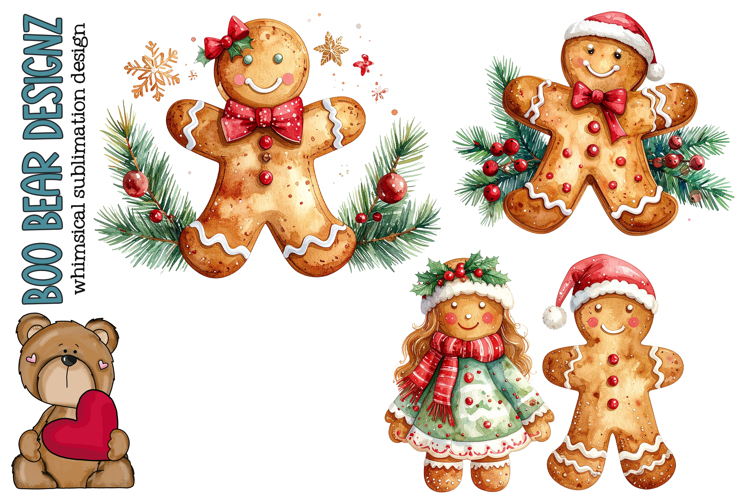 Christmas Gingerbread Clipart