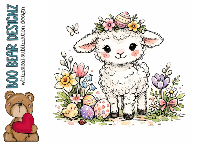 Sweet Little Easter Lamb
