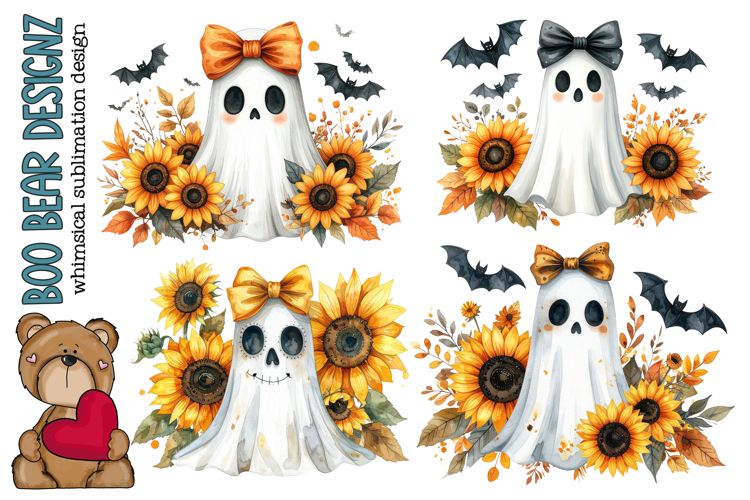 Super Cute Halloween Ghosts