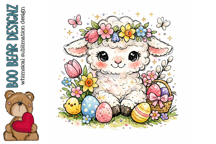 Sweet Little Easter Lamb
