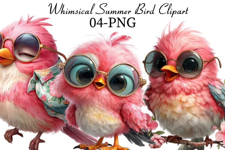 Whimsical Surfboard Summer Clipart