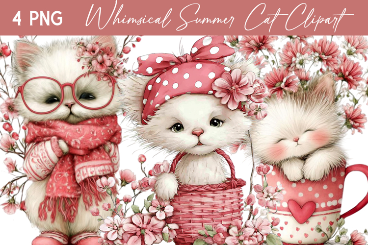 Cute Cat Clipart Image 9