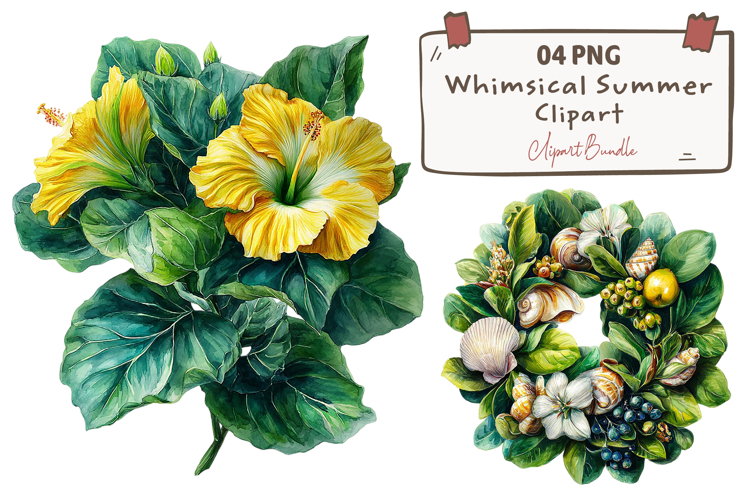 Whimsical Summer Clipart