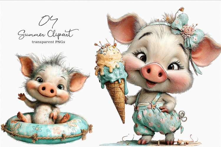 Whimsical Summer Clipart