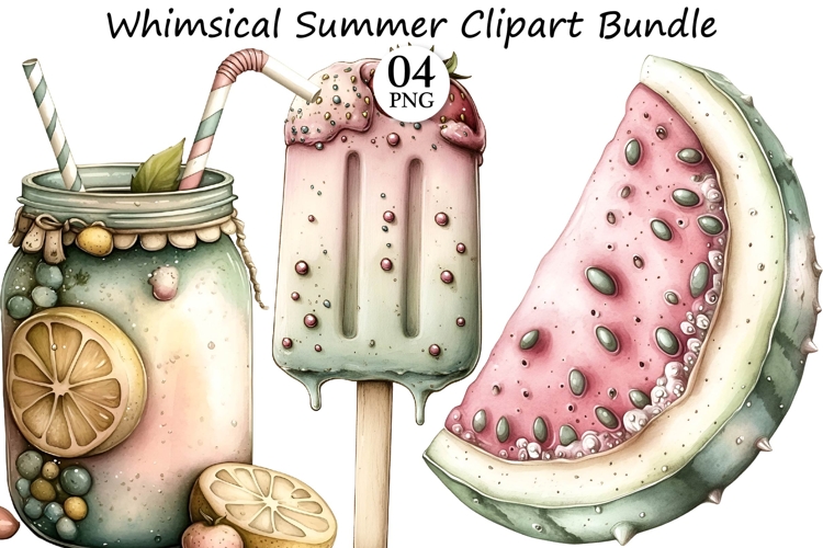 Whimsical Summer Clipart