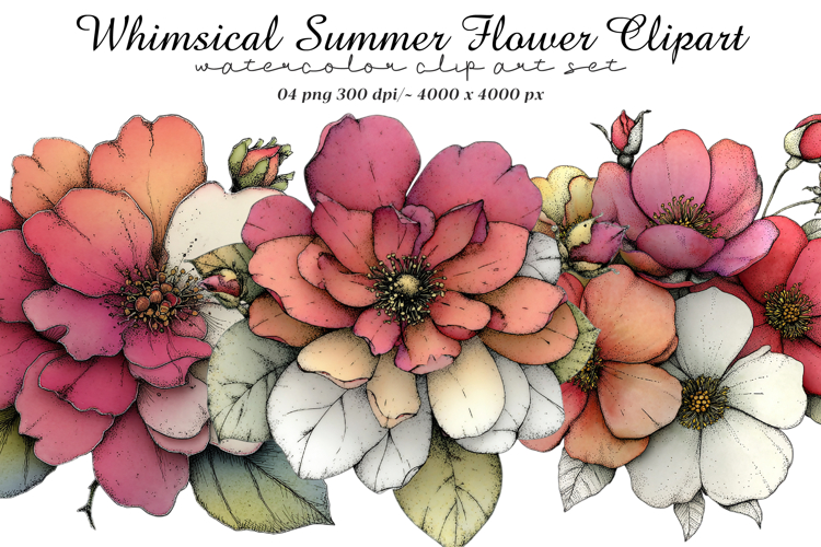 Flower Garden Clipart Image 4