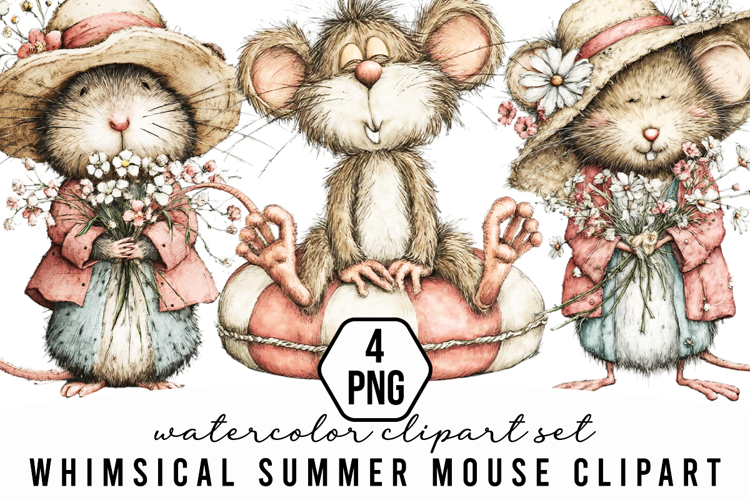 Cute Mouse Clipart Image 3